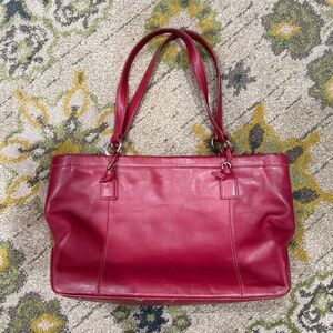 Y2K Ann Taylor Genuine Leather Shoulder Bag Tote